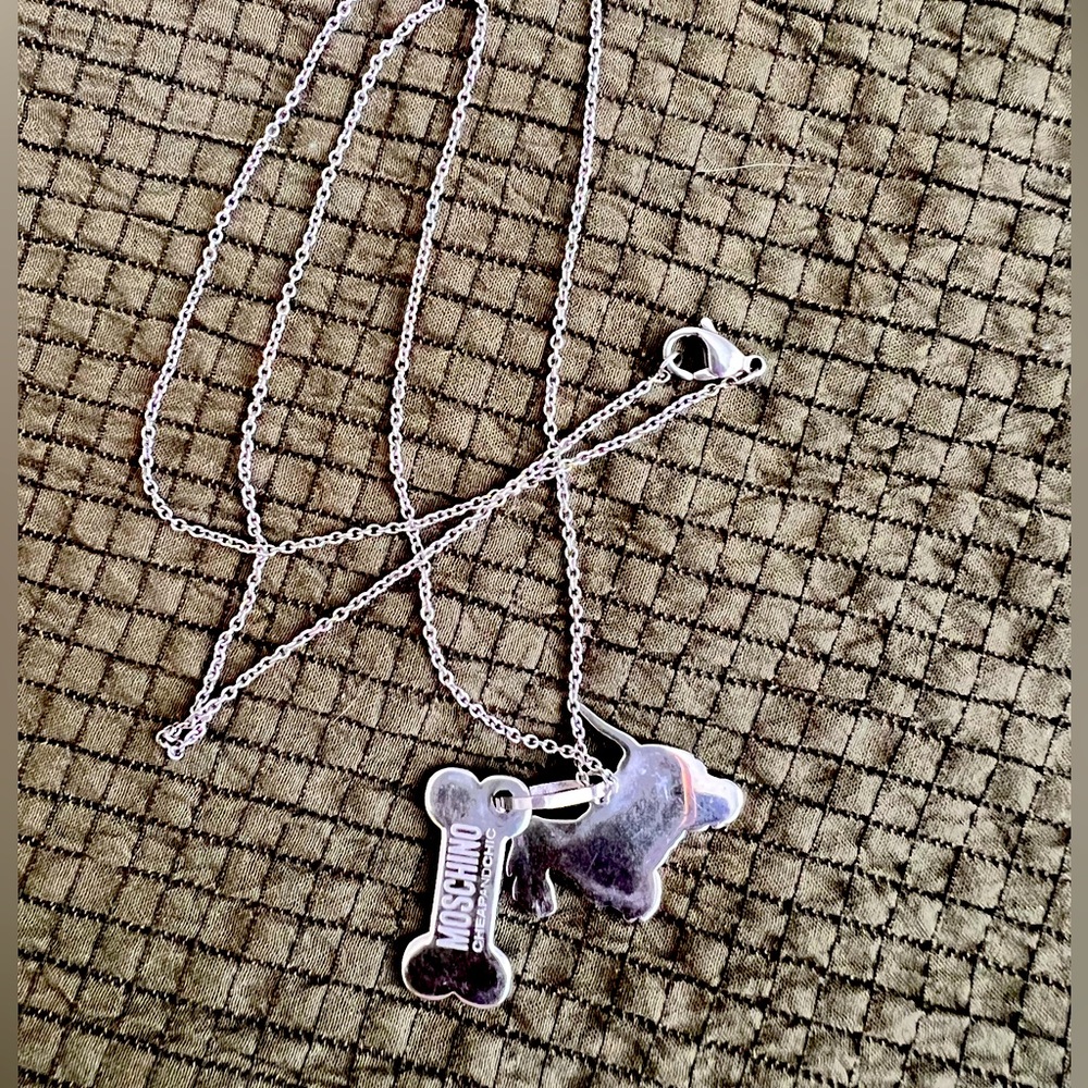 Moschino Cheap And Chic Dog Necklace